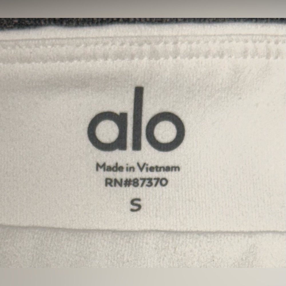 ALO Yoga Off-White Flare Pants - Picture 4 of 5